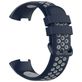 Mobigear Sport Plus Buckle Siliconen Fitbit Charge 4 Bandje Gespsluiting - Donkerblauw