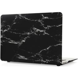 Mobigear Marble MacBook 12 Inch (2015-2017) Hoes Hardshell Laptopcover MacBook Case - Zwart - Model A1534