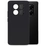 Mobilize Rubber Gelly Xiaomi Redmi Note 14 Pro Hoesje Flexibel TPU Backcover - Zwart