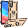 Mobigear Armor Ring OPPO A76 Hoesje Hardcase Backcover Shockproof met Ringhouder - Goud