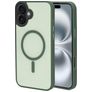 Mobiparts Hardcover iPhone 16 Plus MagSafe Hoesje Hardcase Backcover - Satin Green