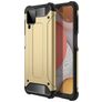 Mobigear Outdoor Samsung Galaxy A12 Hoesje Hardcase Backcover Shockproof - Goud
