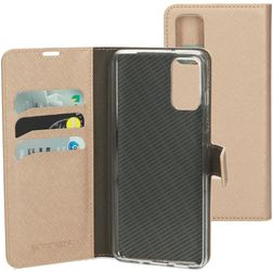 Mobiparts Saffiano Wallet Samsung Galaxy S20 Hoesje Bookcase Portemonnee - Copper