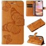 Mobigear Butterfly iPhone 16 Plus Hoesje Bookcase Portemonnee - Cognac