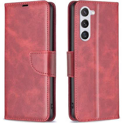 Mobigear Excellent Samsung Galaxy S24 Hoesje Bookcase Portemonnee - Rood