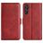 Mobigear Slim Magnet Samsung Galaxy M55 Hoesje Bookcase Portemonnee - Rood