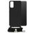 Mobilize Lanyard Gelly Samsung Galaxy A32 4G Flexibel TPU Hoesje met koord - Zwart
