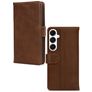 Mobilize Wallet Samsung Galaxy A16 Hoesje Echt Leer Bookcase Portemonnee - Bruin