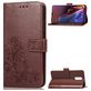 Mobigear Clover OnePlus 6T Hoesje Bookcase Portemonnee - Bruin