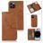 Mobigear Wallet iPhone 15 Pro Max Hoesje Uitneembare 2in1 Bookcase Portemonnee - Bruin