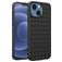 Mobigear Woven iPhone 14 Plus Hoesje Flexibel TPU Backcover - Zwart