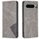 Mobigear Rhombus Slim Google Pixel 8 Pro Hoesje Bookcase - Grijs