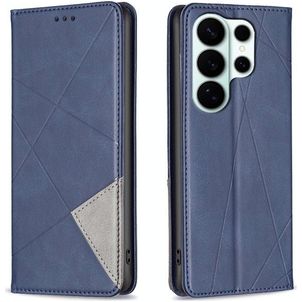 Mobigear Rhombus Slim Samsung Galaxy S26 Ultra Hoesje Bookcase - Blauw
