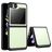 Mobigear Crystal Samsung Galaxy Z Flip 5 Hoesje Hardcase Backcover - Transparant / Zwart
