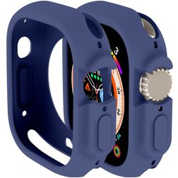 Mobigear Colors Apple Watch Ultra - 49 mm Hardcase Hoesje - Blauw