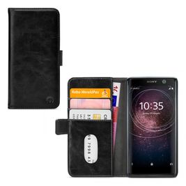 Mobilize Elite Gelly Sony Xperia XA2 Plus Hoesje Bookcase Portemonnee - Zwart