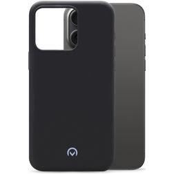 Mobilize Rubber Gelly iPhone 15 Pro Max Hoesje Flexibel TPU Backcover - Matt Black