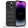 Mobigear Bumpy iPhone 15 Pro Hoesje Flexibel TPU Backcover - Zwart