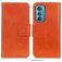 Mobigear Classy Motorola Edge 30 Hoesje Bookcase Portemonnee - Oranje