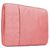 Mobigear Denim Zipper Laptop Sleeve 13 - 14 inch Laptop hoes - Magenta