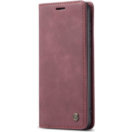 Caseme 013 Samsung Galaxy A51 Hoesje Bookcase Portemonnee - Bordeaux Rood