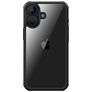 Valenta Full Cover iPhone 16 Hoesje Gehard Glas Backcover Shockproof - Zwart
