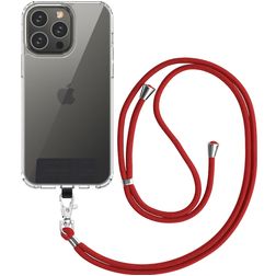 Mobigear Lanyard Universeel Telefoonkoord Verstelbaar - Rood