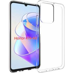 Mobigear Basics Doorzichtig HONOR X7A Hoesje Flexibel TPU Backcover - Transparant