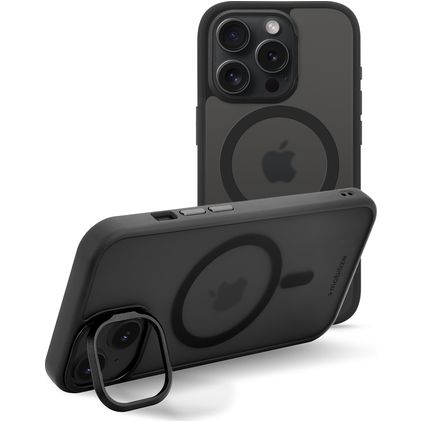 Mobilize Hybrid Pro iPhone 15 Pro MagSafe Hoesje Hardcase Backcover Shockproof - Zwart