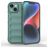 Mobigear Bumpy iPhone 15 Hoesje Flexibel TPU Backcover - Groen