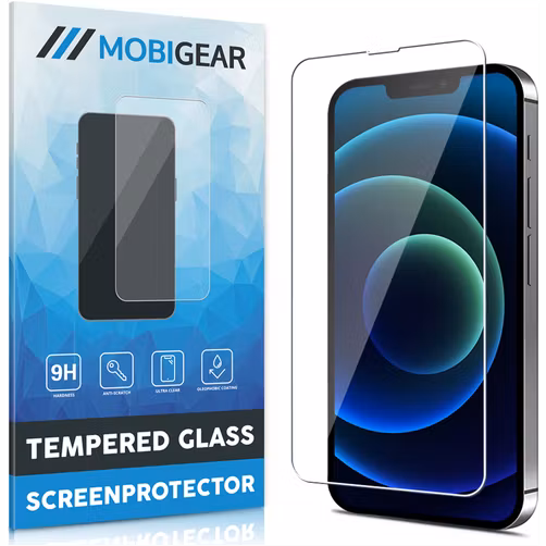 Mobigear iPhone 13 Glazen Screenprotector - Case Friendly