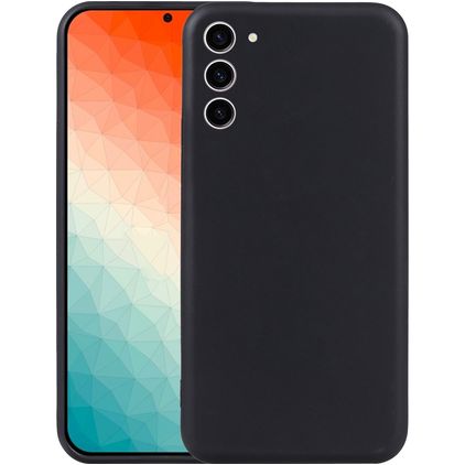 Mobigear Colors Samsung Galaxy S24 Hoesje Flexibel TPU Backcover - Zwart