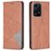 Mobigear Rhombus Slim HONOR 200 Lite Hoesje Bookcase - Bruin