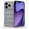 Mobigear Bumpy iPhone 17 Pro Hoesje Flexibel TPU Backcover - Grijs