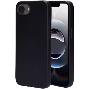 Mobiparts Classic iPhone 16e Hoesje Flexibel TPU Backcover - Zwart