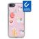 My Style Magneta iPhone 8 Hoesje Flexibel TPU Backcover - Pink Alpaca