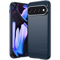 Mobigear Brushed Slim Google Pixel 11 Pro XL Hoesje Flexibel TPU Backcover - Blauw