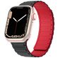 Mobigear Loop Mag Siliconen Apple Watch Bandje Magneetsluiting - 49/46/45/44 mm - Zwart / Rood