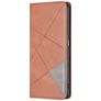 Mobigear Rhombus Slim OPPO A76 Hoesje Bookcase - Bruin