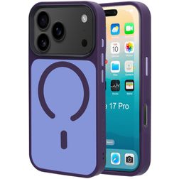Mobiparts Hardcover iPhone 17 Pro MagSafe Hoesje Hardcase Backcover - Satin Purple
