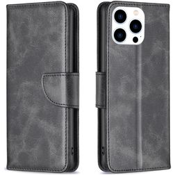 Mobigear Excellent iPhone 15 Pro Hoesje Bookcase Portemonnee - Zwart