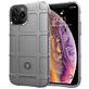 Mobigear Rugged Shield iPhone 12 Pro Max Hoesje Flexibel TPU Backcover Shockproof - Grijs