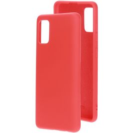 Mobiparts Samsung Galaxy A41 Siliconen Hoesje Backcover - Scarlet Red