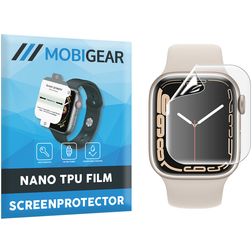 Mobigear Apple Watch - 41 mm Hydrogel TPU Screenprotector - Case Friendly
