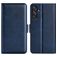 Mobigear Slim Magnet Samsung Galaxy M55 Hoesje Bookcase Portemonnee - Donkerblauw