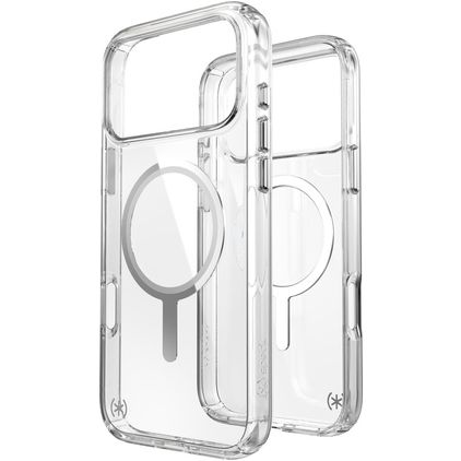 Speck Presidio Perfect Clear Doorzichtig iPhone 17 Pro Max MagSafe Hoesje Hardcase Backcover Shockproof - Transparant