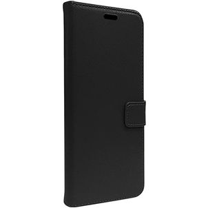 Valenta Gel Skin iPhone 15 Pro Hoesje Echt Leer Bookcase Portemonnee - Zwart
