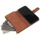 Mobigear Zipper iPhone 12 Pro Hoesje Bookcase Portemonnee - Bruin