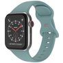 Mobigear Sport Dual Siliconen Apple Watch Bandje Druksluiting - 49/46/45/44 mm - Pastelgroen