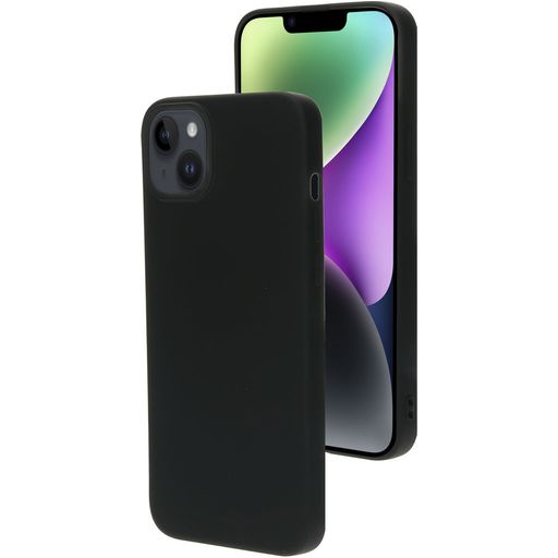 Mobiparts iPhone 14 Plus Siliconen Hoesje Backcover - Zwart